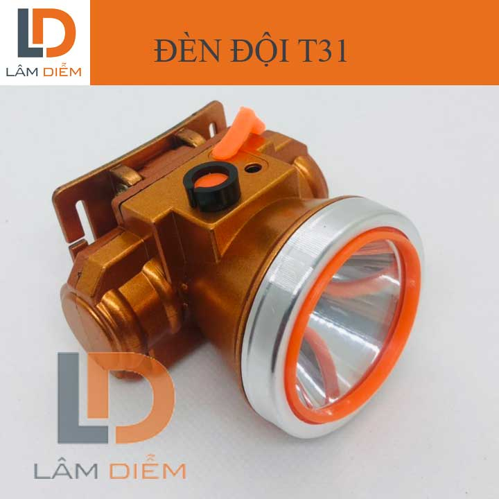 Đèn pin đội pin sạc kín nước t1 - T31