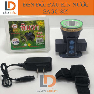 Đèn pin đội đầu kín nước siêu sáng dp T1- SAGO 806