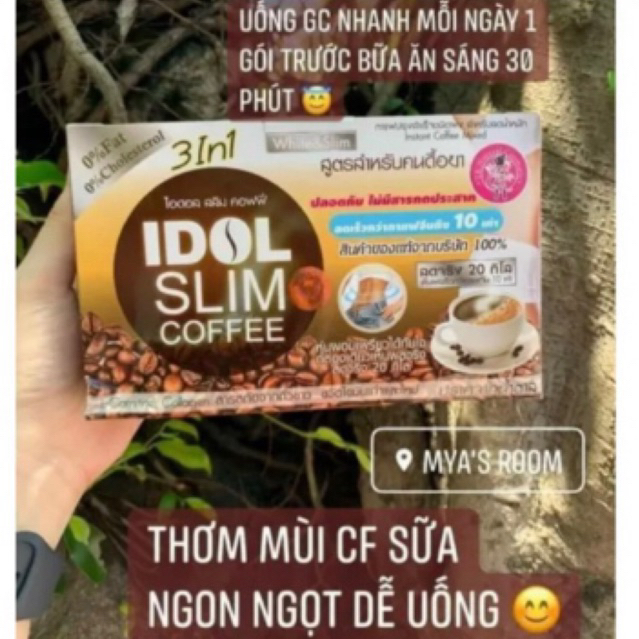 giảm cân cafe idol slim x3 giảm toàn thân 3-7kg