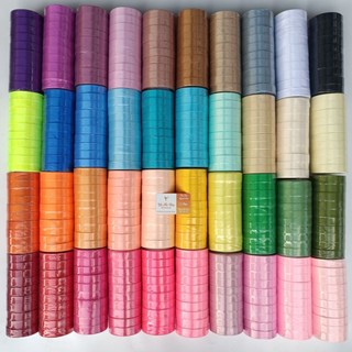 Ruy băng vải lụa bản 2cm, lốc 10cuộn, làm nơ, gói quà