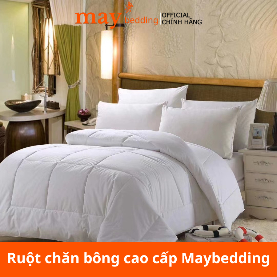 Ruột chăn Maybedding bông trắng cao cấp mùa đông nặng 2.5kg kích thước 2mx2m2