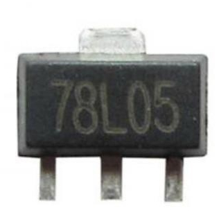 Linh Kiện IC Ổn Áp Nguồn 5V 78L05 0.1A SOT-89 Chân Dán