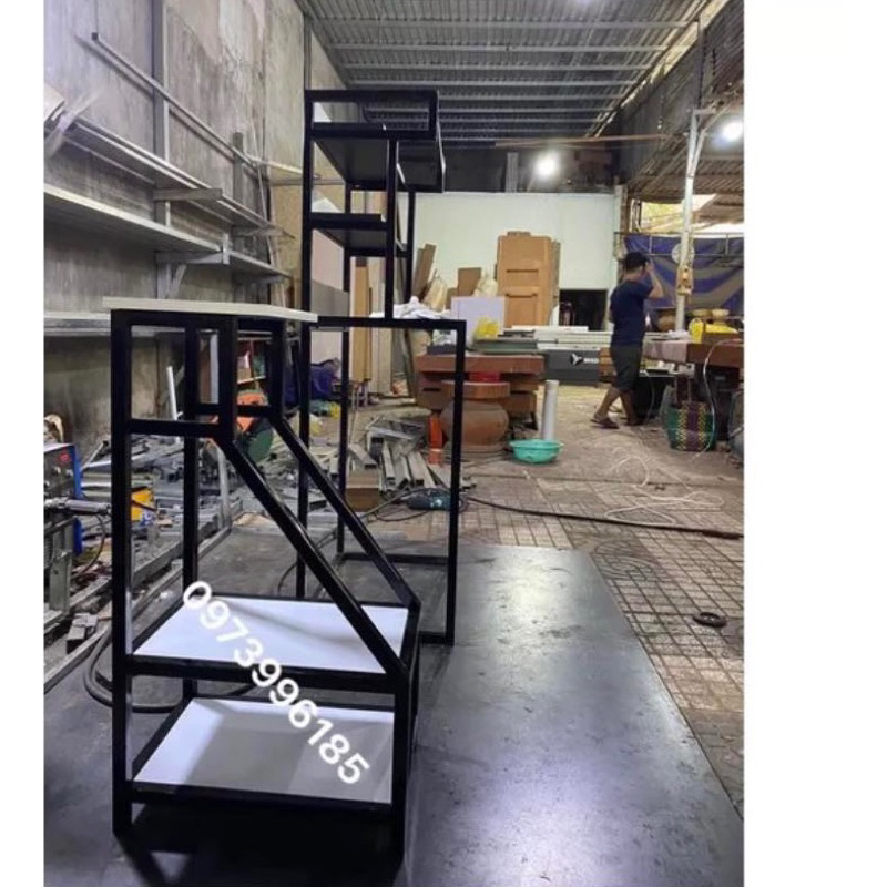 KỆ CPU KỆ MÁY IN CHÂN SẮT TO(hình thật ).