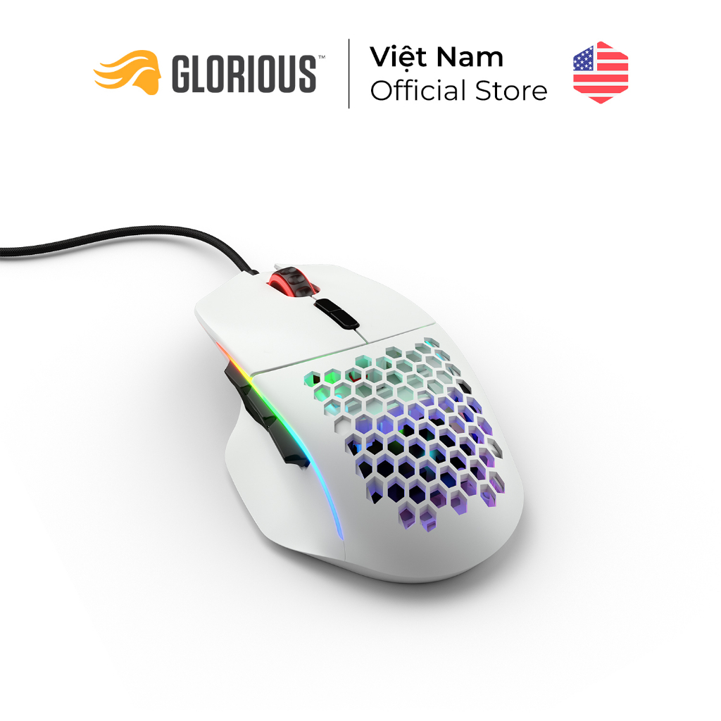 Chuột công thái học siêu nhẹ Glorious Model I - Hàng Chính Hãng