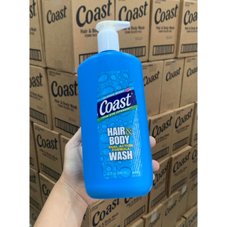 Sữa tắm gội coast mỹ chai lớn 946ml coast vòi