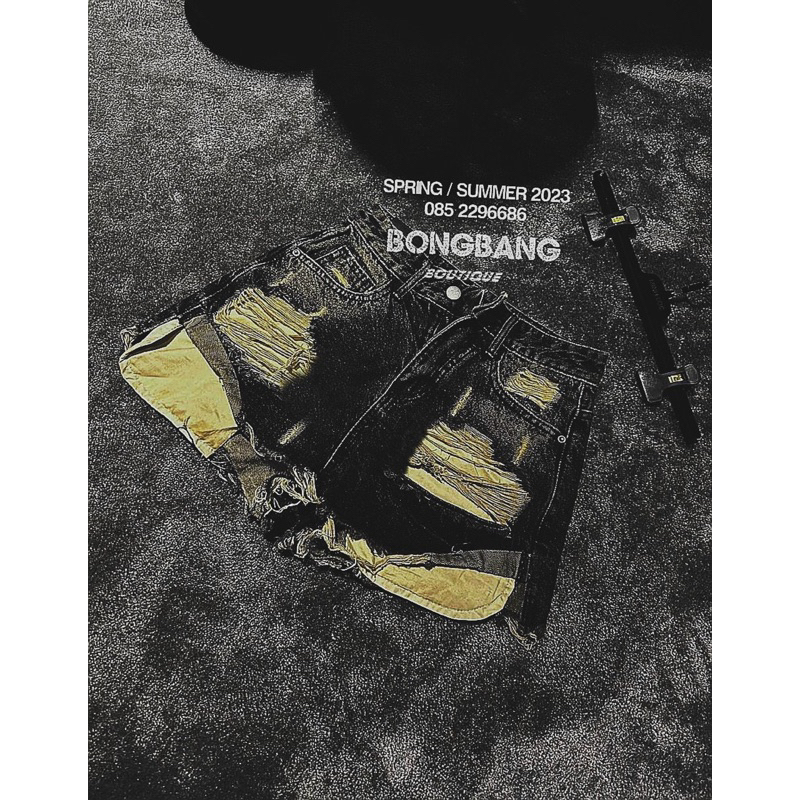 Quần jeans rách lưng cao lộ túi bigsize 55kg-90kg siêu hot