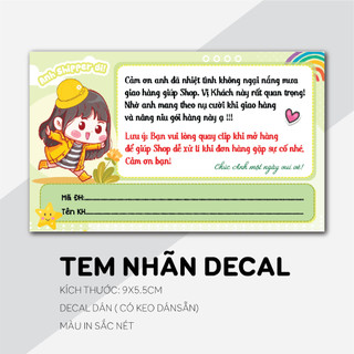 100 Tem dán cảm ơn shipper, NHÃN DÁN CÁM ƠN SHIPPER