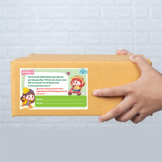 100 Tem dán cảm ơn shipper, NHÃN DÁN CÁM ƠN SHIPPER
