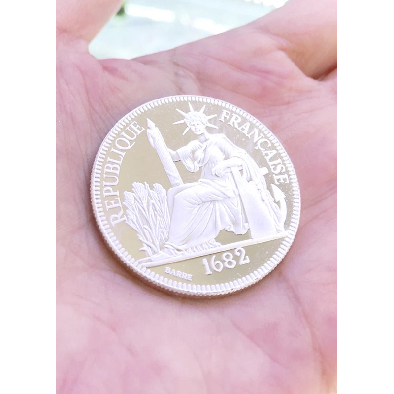FRANCAISE ĐỒNG BẠC ĐÔNG DƯƠNG QUÝ HIẾM PIASTRE  BẠC