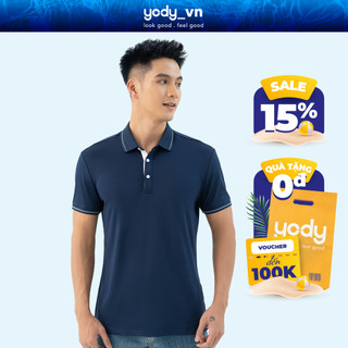 Áo Polo YODY Coolmax  nhẹ thoáng khí ít nhàu co giãn tốt APM3519
