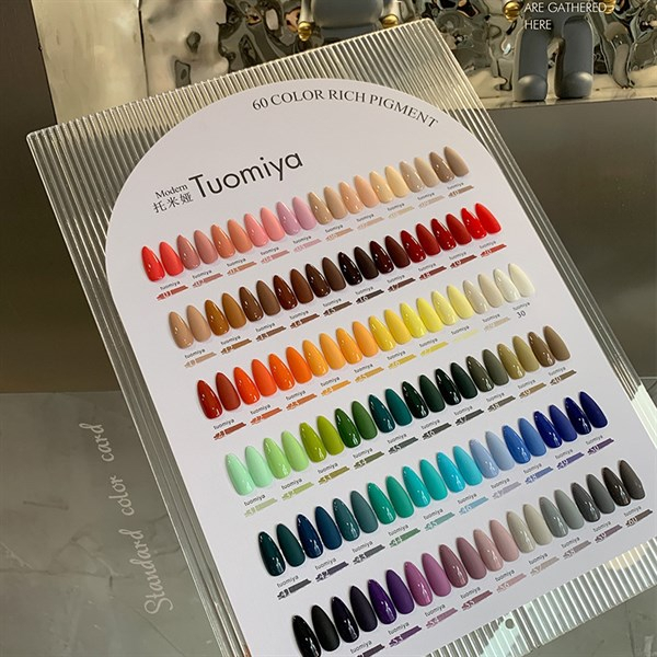 Set sơn gel Tuomiya 60màu kèm bảng màu