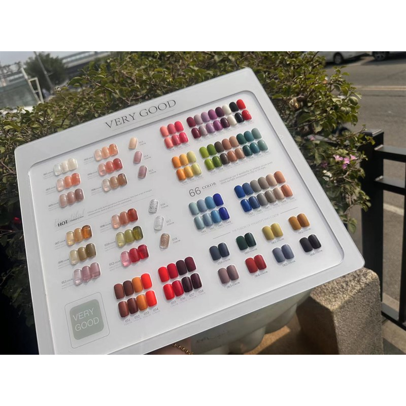 Set sơn gel Very Good 66 màu , bảng màu, base, top