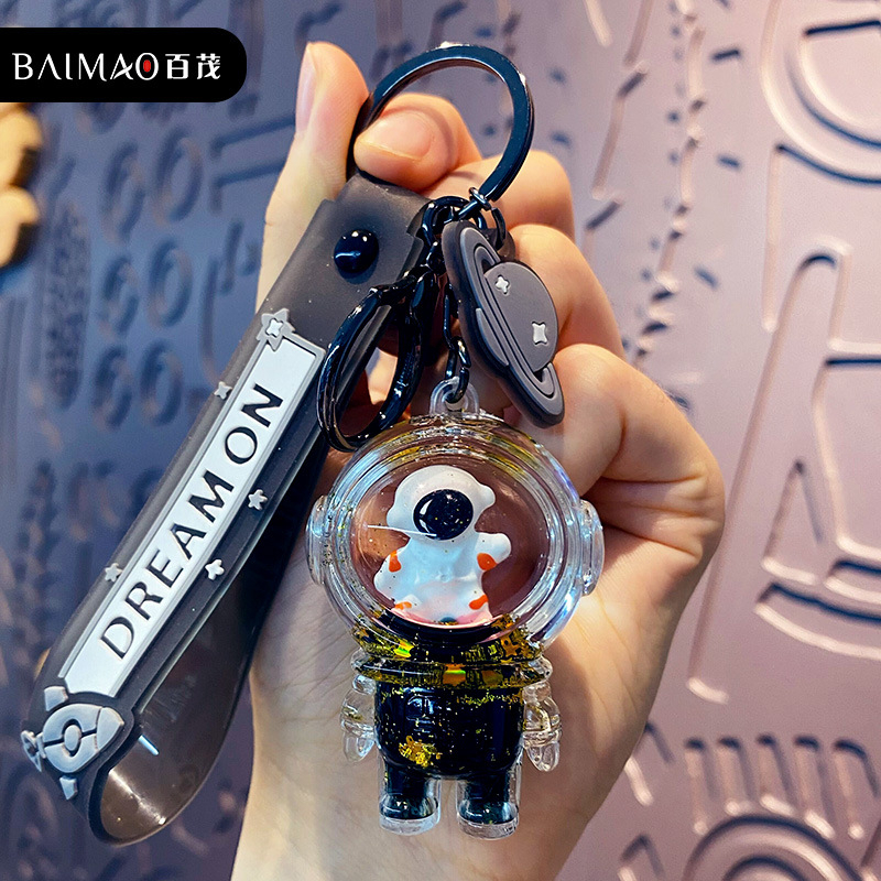 Móc khóa Phi Hành Gia trong suốt treo balo túi xách siêu cute