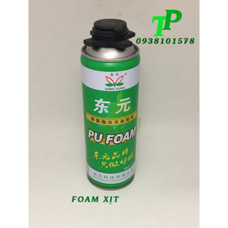 Xốp phun dạng xịt pu foam, foam xịt, keo bọt nở