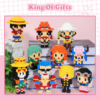 Đồ chơi lắp ráp mini 3D one piece,songoku,naruto,doremon luffy mô hình lắp ráp xếp hình anime rẻ 3D King Of Gifts