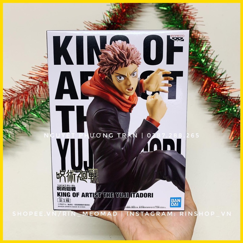 Mô Hình Chính Hãng Yuji Itadori - Jujutsu Kaisen King of Artist Figure