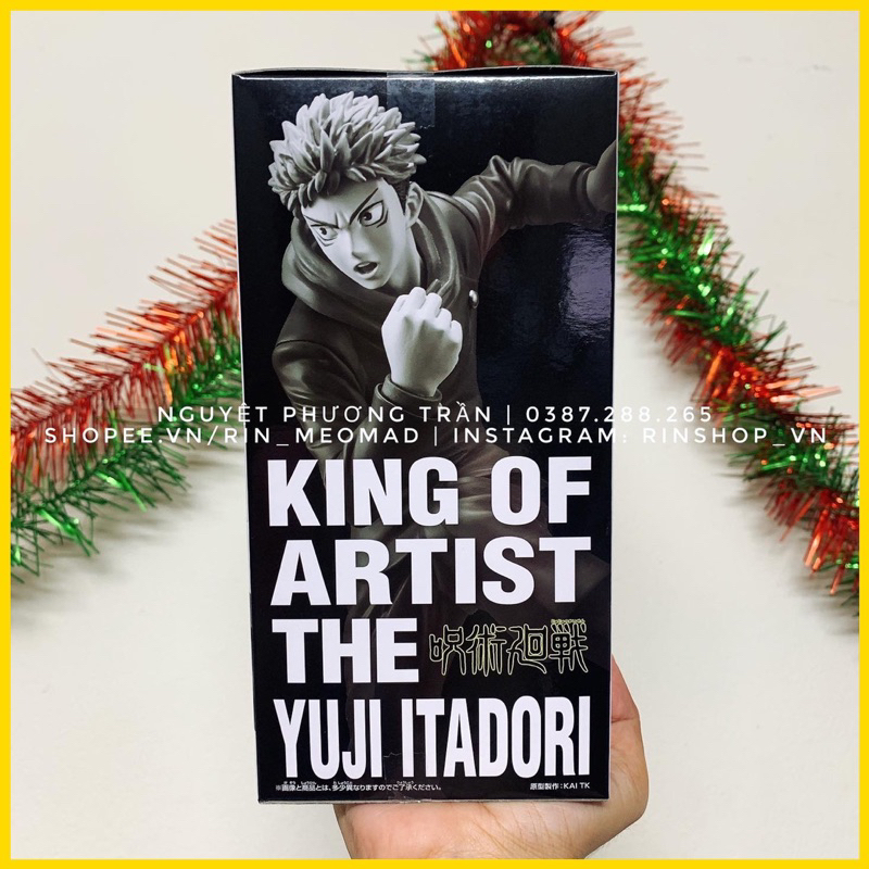 Mô Hình Chính Hãng Yuji Itadori - Jujutsu Kaisen King of Artist Figure