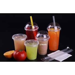 Bộ 50 ly trà sữa kèm nắp cầu 360ml,500ml,700ml.