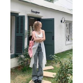 [Augustcloth] Áo 2 dây xẻ tà dáng dài