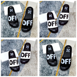 Dép Quai Ngang Off-White Off Stamp Slides chữ trắng OFF siêu #hót #2023