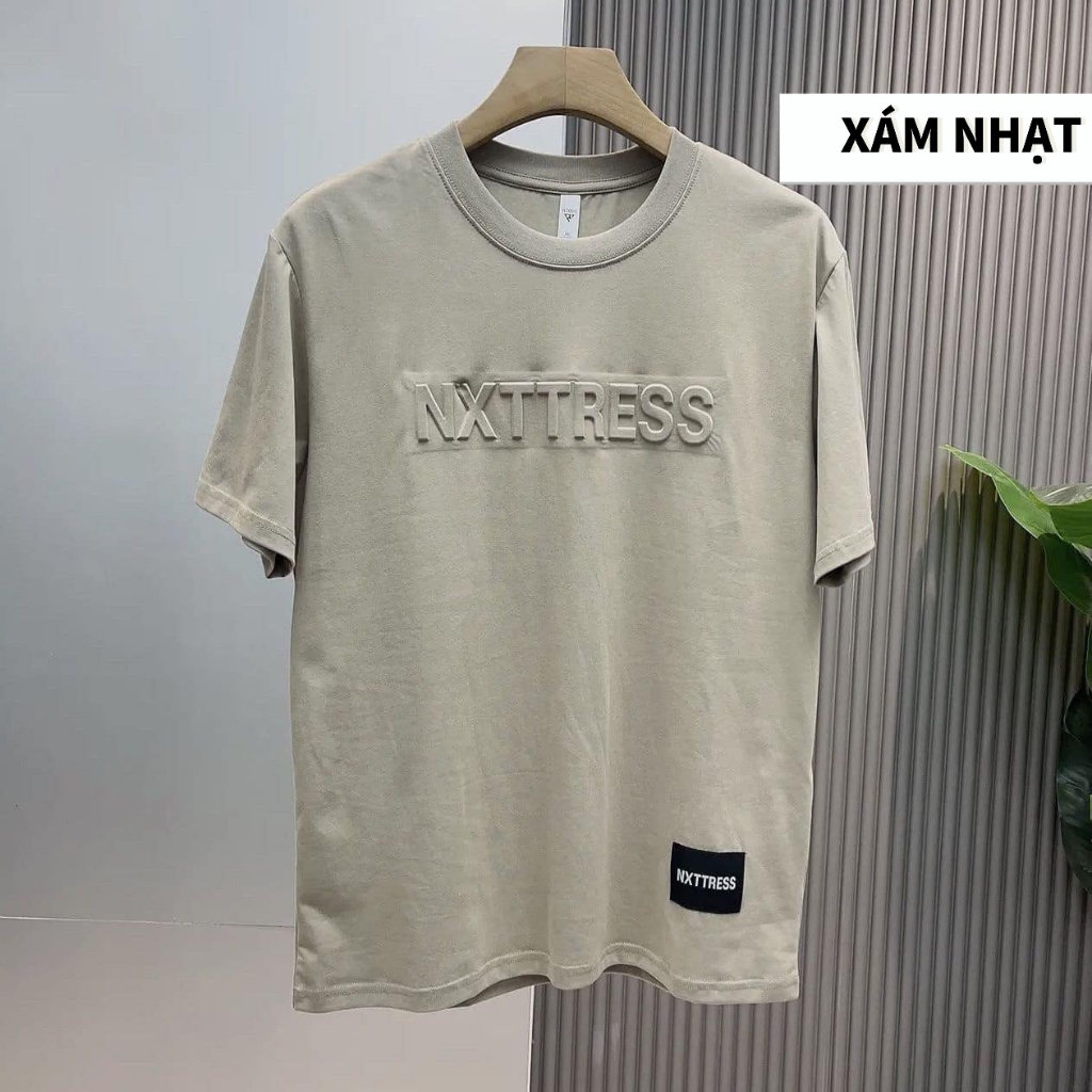 Áo thun nam vân nổi, chất thun mát mẻ,mặc hè,đi chơi,du lịch, thể thao vô tư