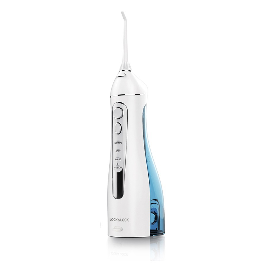 Máy tăm nước không dây 4 chế độ dùng được răng niềng Lock&Lock Cordless Oral Irrigator 200ml - Màu xanh - ENR156BLU | BigBuy360 - bigbuy360.vn
