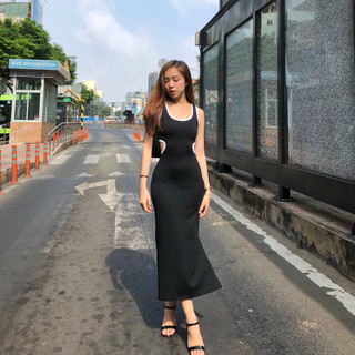 Đầm ôm khoét eo viền - Shi.clothing