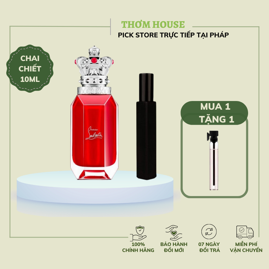 Chính hãng Nước hoa nữ chiết Ch.rist.ian Lo.ubo.utin Loubicrown 10ml siêu sale nữ hoàng tiệc tùng Thơm house - C55