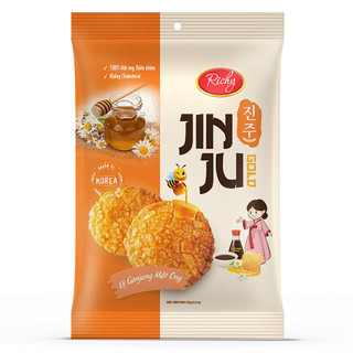 Bánh gạo jinju mật ong 100g bánh richy bánh gạo mật ong