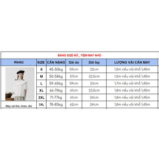 RN482_Rập GIẤYmay áo nữ