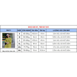 RN571_Rập giấy may đầm raglan nữ