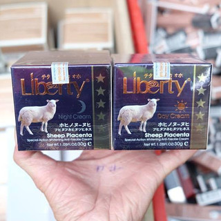 Kem Nhau Thai Cừu Liberty Dưỡng Trắng Da Toàn Diện 30G Chính Hãng Công Ty