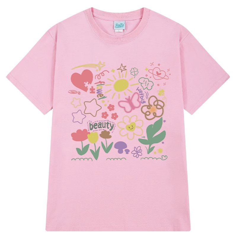 Áo thun Nelly ngắn tay in hình "Beauty Heybig" áo phông