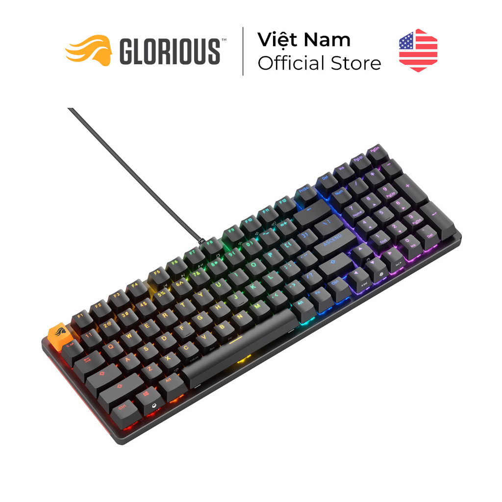 Bàn phím cơ custom Glorious GMMK 2 Fullsize 96% - Pre-built - Hàng Chính Hãng