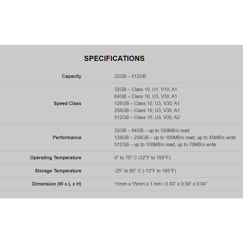 Thẻ nhớ camera Lexar 256Gb 633x MicroSDHC UHS-I Class 10 A1 U3 V30 MKStore