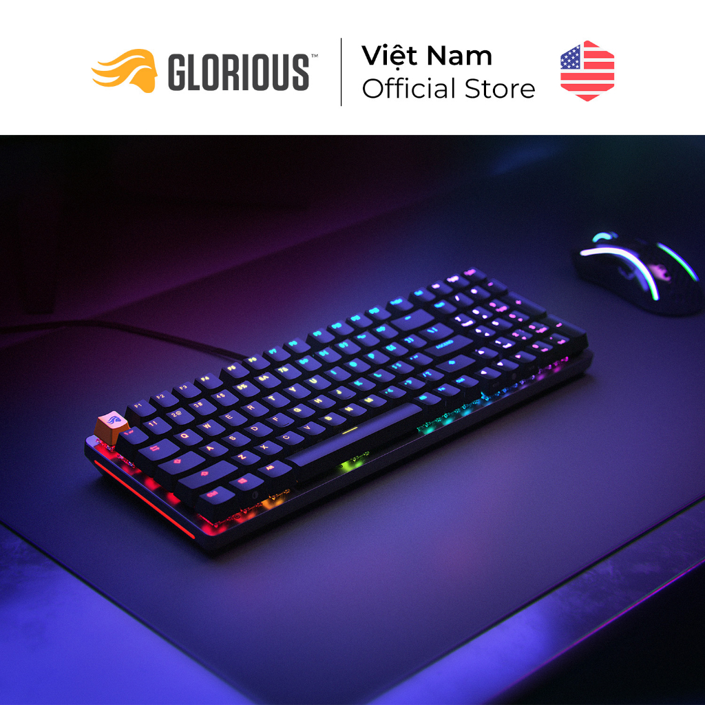 Bàn phím cơ custom Glorious GMMK 2 Fullsize 96% - Pre-built - Hàng Chính Hãng