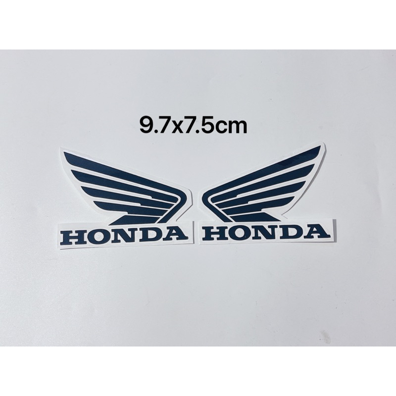 Tem dán hình cánh chim Honda in chìm, cánh thiên thần dán bửng dán xe Honda