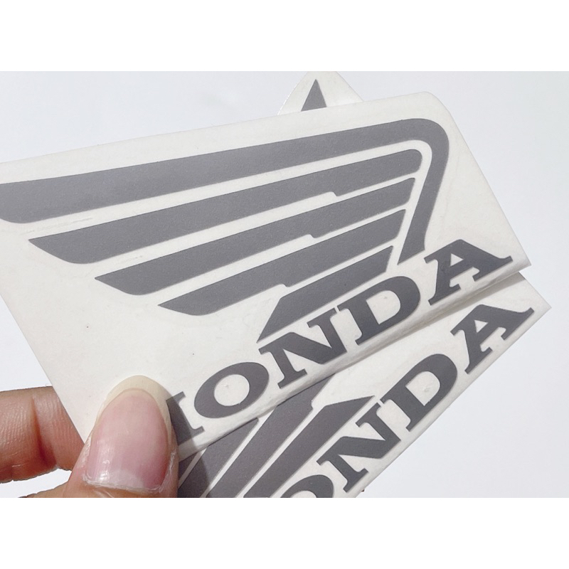 Tem dán hình cánh chim Honda in chìm, cánh thiên thần dán bửng dán xe Honda