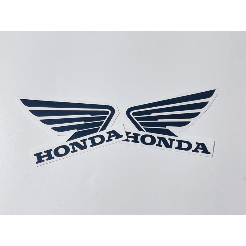 Tem dán hình cánh chim Honda in chìm, cánh thiên thần dán bửng dán xe Honda