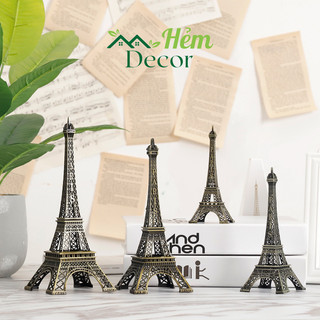Mô hình tháp eiffel kim loại trang trí để bàn