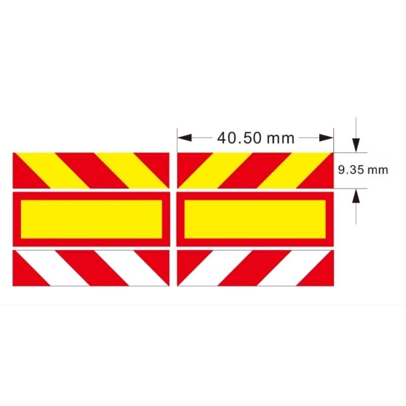 Tem dán xe tải mô hình