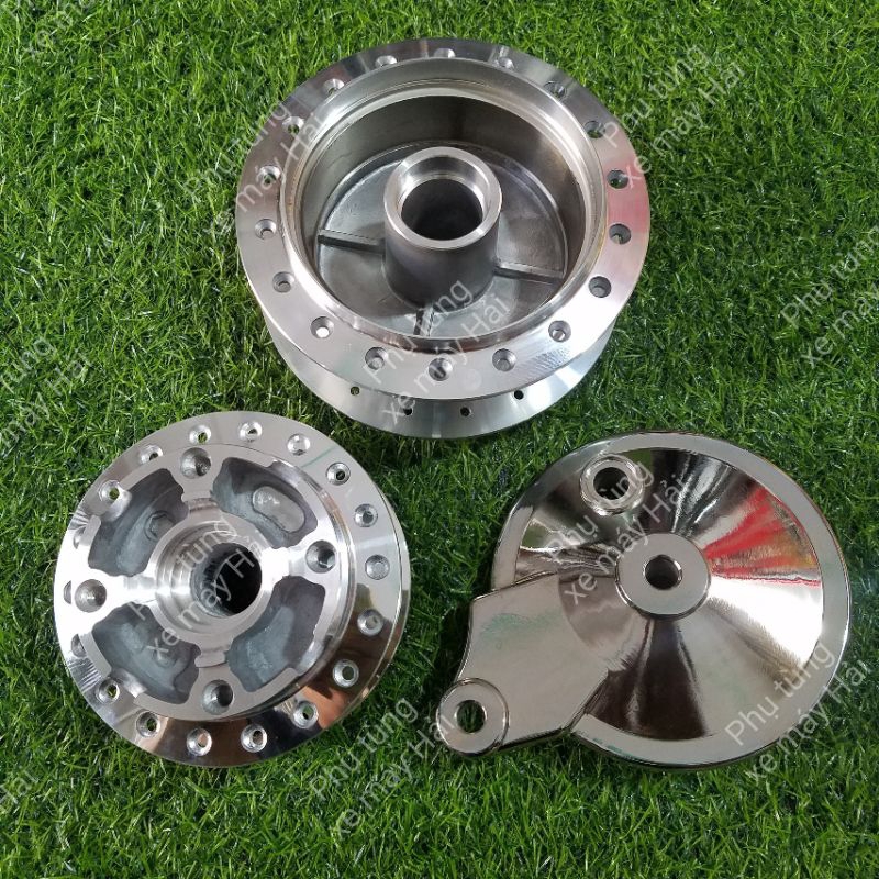 Đùm trước sau mạ crom dành cho các dòng Honda wave future led 1 thắng đĩa trước HTH1152 MSP 0083