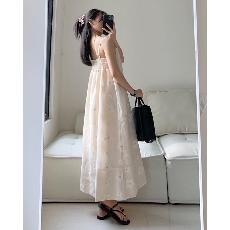 Váy Hoa Nổi Babydoll