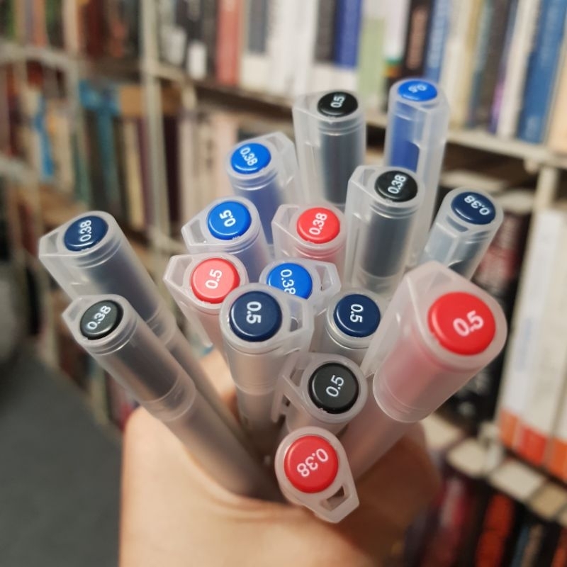 Bút gel MUJI cây lẻ loại có nắp