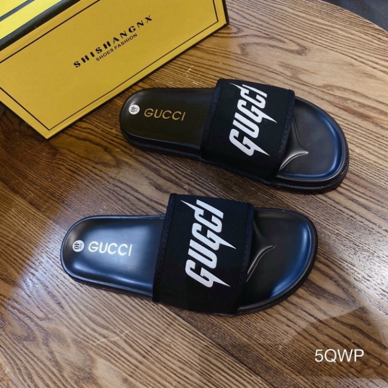 Dép nam nữ GCC hình tia sét quai ngang mới nhất , Dép nam nữ Gucci 2023 UNISEX phong cách thời thượng trẻ trun | BigBuy360 - bigbuy360.vn