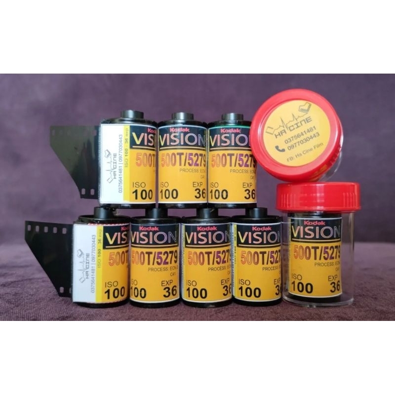 Film 35mm kodak vision 500T - iso100- 36exp - chụp đc máy cơ và pns