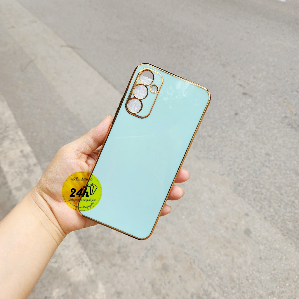 Ốp lưng Samsung M14 5G / A14 4G - 5G / A34 5G / A54 5G dẻo màu mạ viền