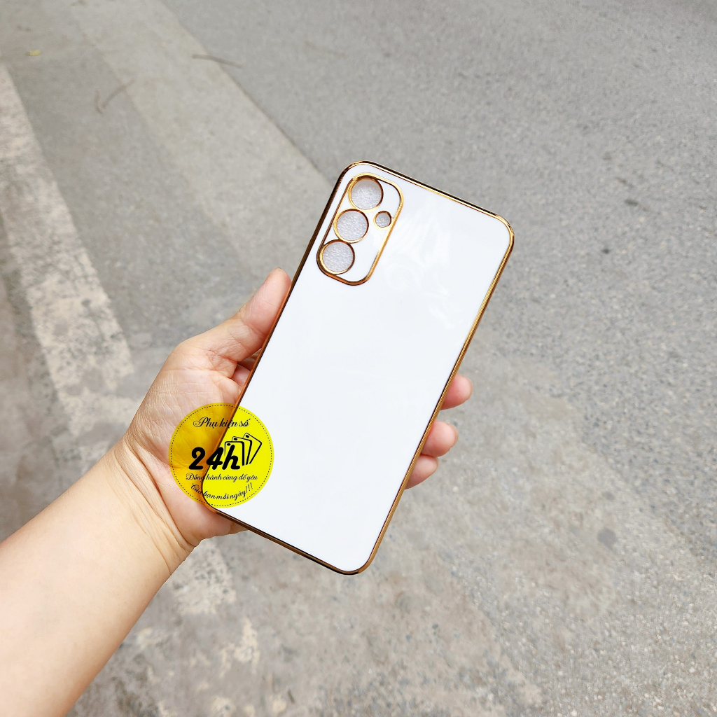 Ốp lưng Samsung M14 5G / A14 4G - 5G / A34 5G / A54 5G dẻo màu mạ viền