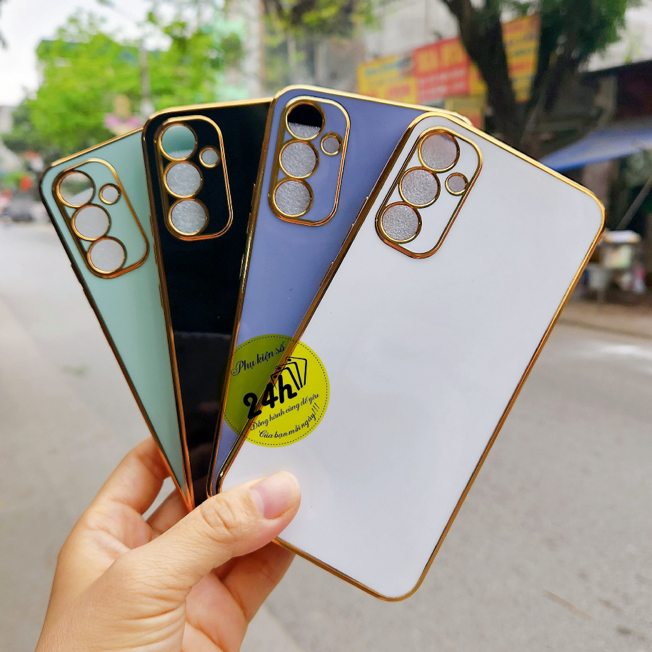 Ốp lưng Samsung M14 5G / A14 4G - 5G / A34 5G / A54 5G dẻo màu mạ viền