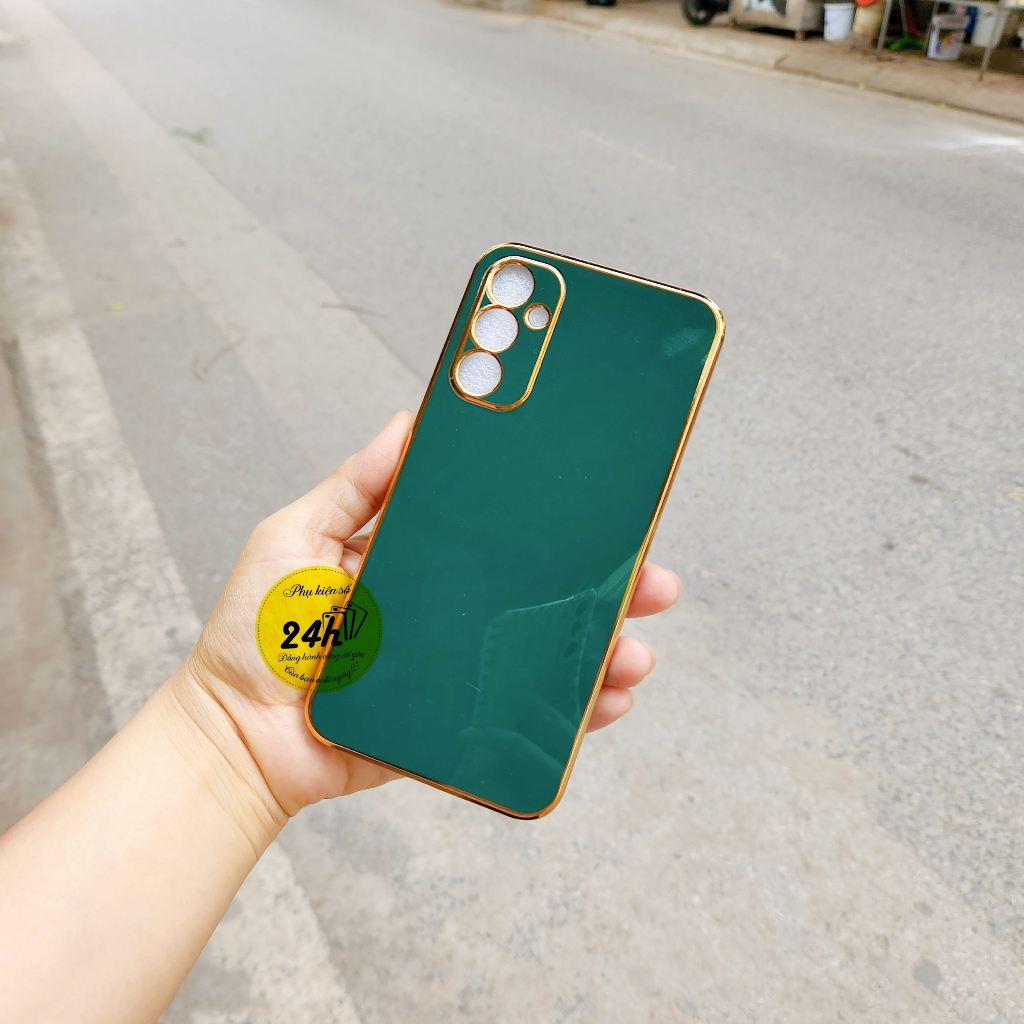 Ốp lưng Samsung M14 5G / A14 4G - 5G / A34 5G / A54 5G dẻo màu mạ viền